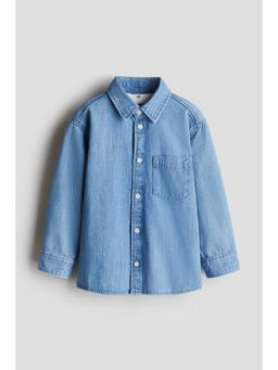H&M - Boys Blue Cotton Denim Shirt