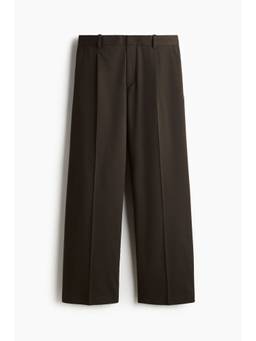 H&M - Men Green Loose Fit Tailo Trousers