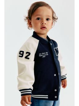 H&M - Boys & Girls White Baseball Jacket