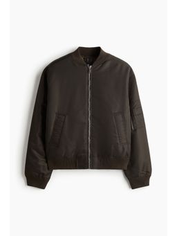 H&M - Men Green Nylon Bomber Jacket