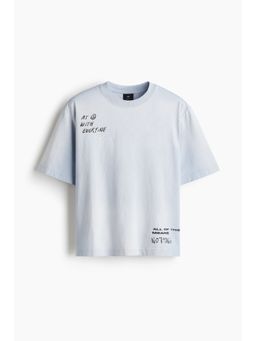 H&M - Men Multi-Color Oversized Fit Printed T-Shirt
