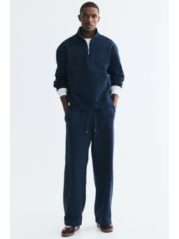 H&M - Men Blue Loose Fit Sweatpants