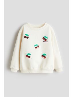 H&M - Girls White Sweatshirt