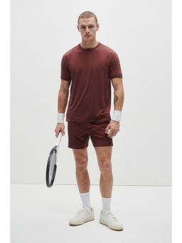H&M - Men Red Regular Fit Tennis T-Shirt With Drymove