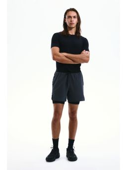 H&M - Men Black Muscle Fit Sports T-Shirt With Dry move