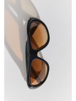 H&M - Women Black Visor Sunglasses
