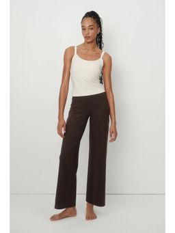 H&M - Women White Integral-Bra Sports Vest Top with Soft Move