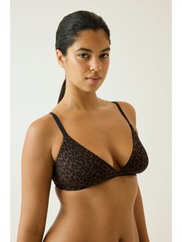 H&M - Women Brown Soft Microfibre Bra