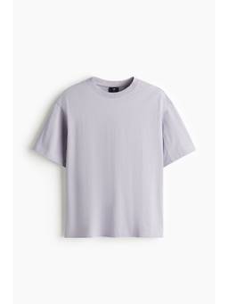 H&M - Men Purple Loose Fit T-Shirt