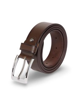 Stamp - Men's Casual Ratchet Leather Belt - Brown (34)