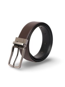 Stamp - Men's Premium Leather Ratchet Belt - Brown (34)