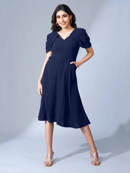 Jaey - Cowl Sleeve Dress