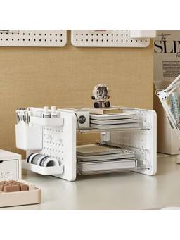Cortina - 2 Tier Multipurpose Desktop File Organizer with Document Tray