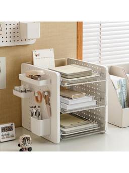 Cortina - 3 Tier Multipurpose Desktop File Organizer with Document Tray