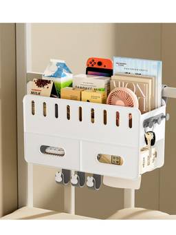Cortina - Heavy Duty Plastic Bedside Hanging Storage Organizer Orange