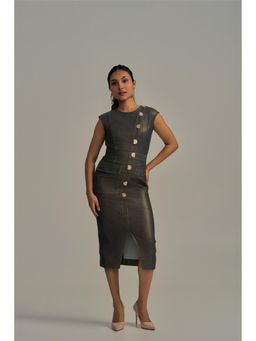 Neeti and Mudita - Midnight Tilt Denim Dress