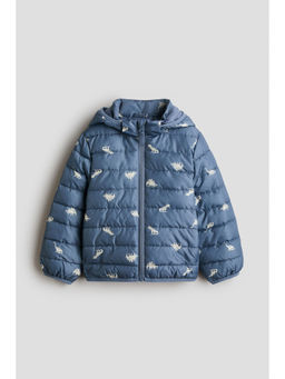 H&M - Boys Blue Water-Repellent Printed Puffer Jacket