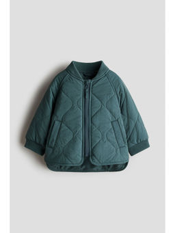 H&M - Kids Green Quilted Nylon Jacket