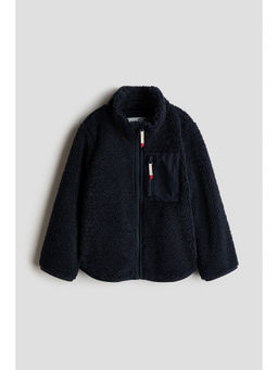 H&M - Boys Navy Blue Teddy Jacket