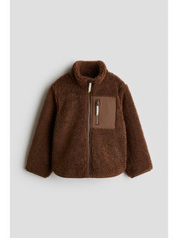H&M - Boys Brown Teddy Jacket