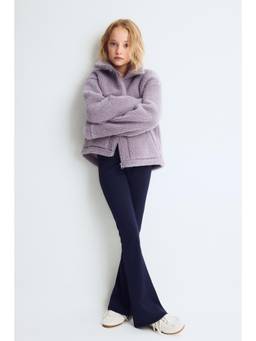 H&M - Girls Purple Warming Teddy Sports Jacket