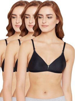 Bodycare - Cotton Non Padded Non Wired Regular Bra (Pack of 3)