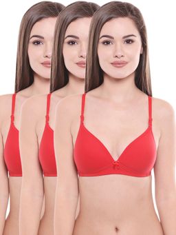 Bodycare - Polycotton Padded Non Wired T-Shirt Bra (Pack of 3)