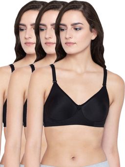 Bodycare - Polycotton Non Padded Non Wired Seamless Cup Bra (Pack of 3)