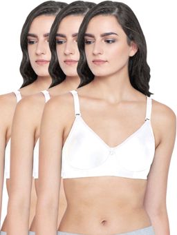 Bodycare - Polycotton Non Padded Non Wired Seamless Cup Bra (Pack of 3)