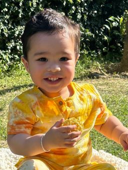 Kids of Greendeer - Kids Resort 3/4th Placket Cotton Kurta Shirt