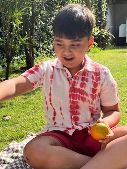 Kids of Greendeer - Kids Cotton Resort Collar Shirt Nobel