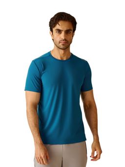 STRCH - Men Blue Nylon Menflex Active Core T-Shirt