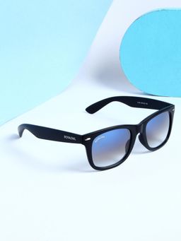 ROYALTAIL - Unisex UV Protected Black Blue Full Rim Wayfarer Sunglasses- RT-SUNG-021 (50)