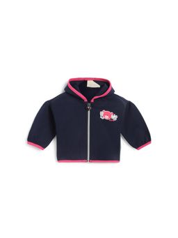 Chicco - Girls Navy Blue Printed Jacket