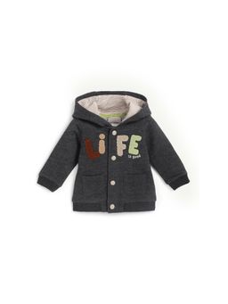 Chicco - Boys Dark Grey Printed Jacket