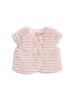 Chicco - Girls Light Pink Solid Woven Jacket
