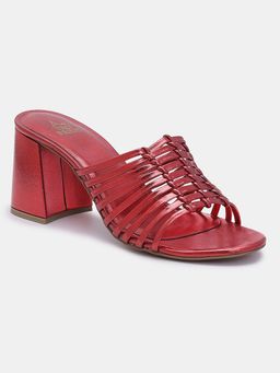 Tao Paris - Women STRATA Red Block Heels