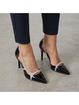OZZARO - Women Black Starline Stiletto Heels