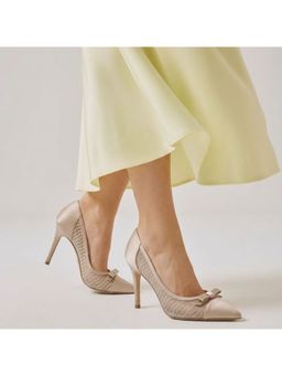 OZZARO - Women Beige Blush Whisper Stiletto Heels
