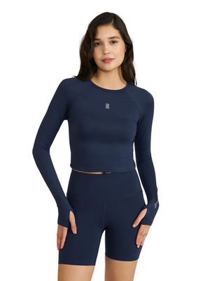 ZEN BLUE U-NECK TEE
