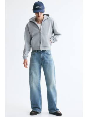 Buy H&M Men Blue Relaxed Bootcut Jeans 28/30 - Image 1