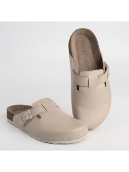 NoStrain - Mens Mule Cork With An Adjustable Buckle - Beige