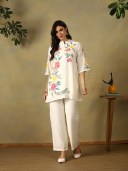 Mamicha - Ivory Kavya Co-Ord Set