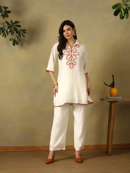 Mamicha - Pristine Ivory Zara Co-Ord Set