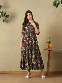 Mamicha - Olive Tanirika Maxi Dress