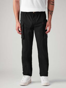 Levi's - Men Black Authentic Straight Fit Mid Rise Cargo