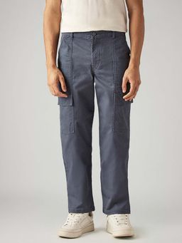 Levi's - Men Grey Straight Fit Commuter Mid Rise Cargo