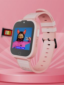 Spiky - Cyclops 4G Video Calling Dewatering Waterproof Smartwatch with GPS - Pink