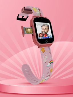 Spiky - Cyclops 4G Video Calling Dewatering Waterproof Smartwatch with GPS - Pink
