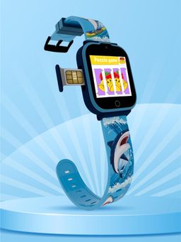 Spiky - Cyclops 4G Video Calling Dewatering Waterproof Smartwatch with GPS - Blue